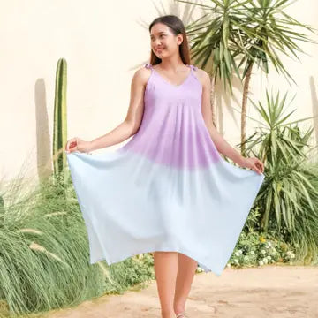 OMBRE HANDKERCHIEF DRESS